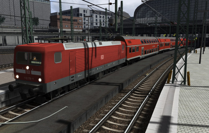 Screenshot der 112.1 auf Hamburg-Lübeck im Train Simulator
